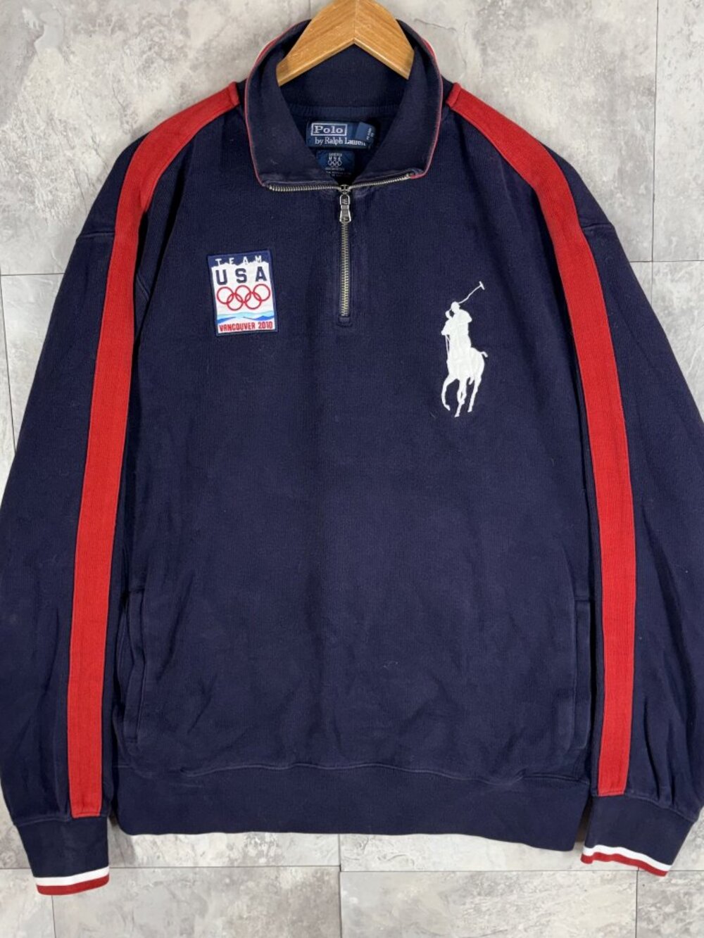 Vintage Polo Ralph Lauren Team USA Olympics Track Jacket Mens L